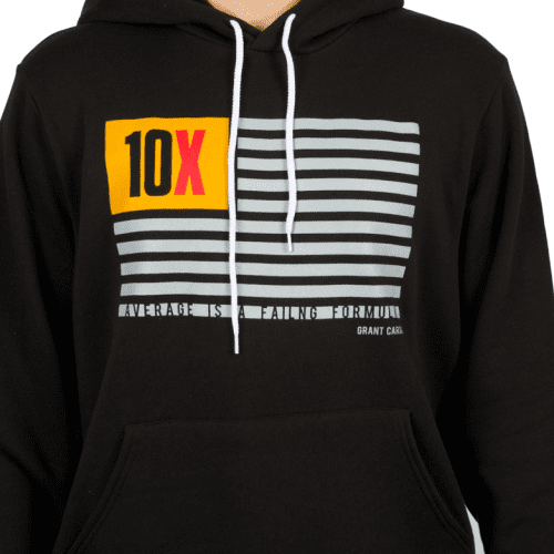 10X Average is a failing formula Hooded Sweatshirt 04