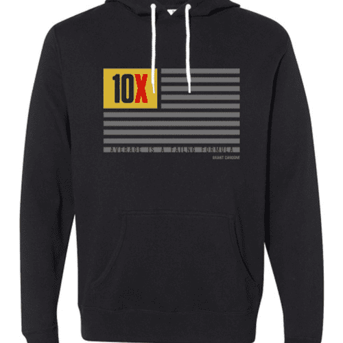 10X Average is a failing formula Hooded Sweatshirt 07