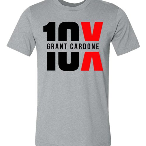 10X Grant Cardone Adult Tee grey 01