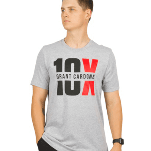 10X Grant Cardone Adult Tee grey 02