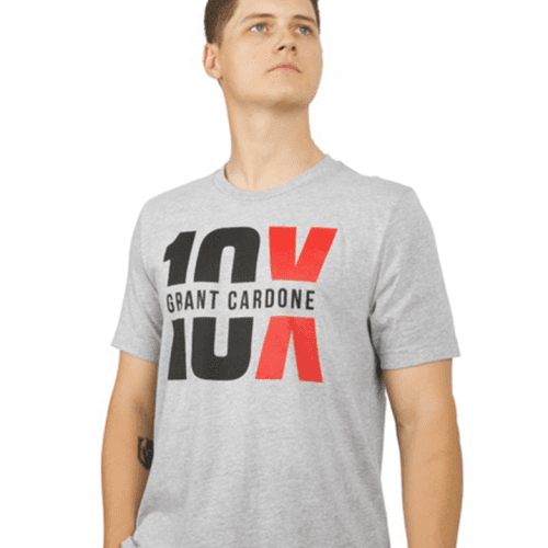 10X Grant Cardone Adult Tee grey 03