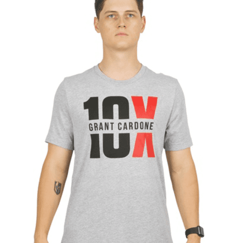 10X Grant Cardone Adult Tee grey 04