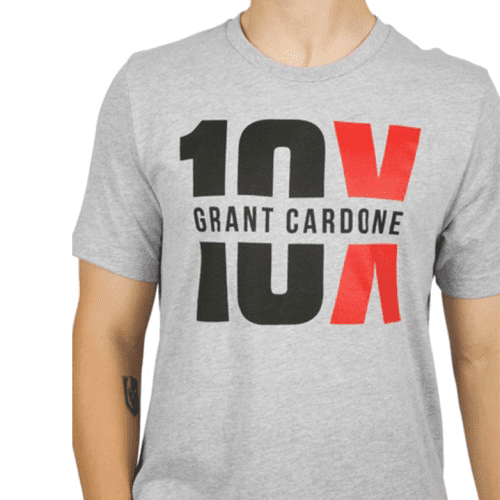 10X Grant Cardone Adult Tee grey 05