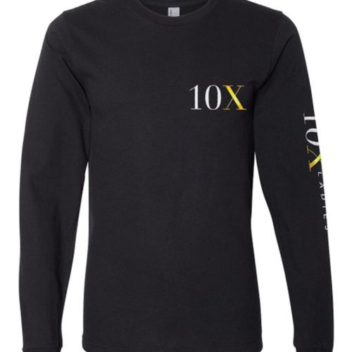 10X Ladies Long Sleeve T shirt Front Shopify