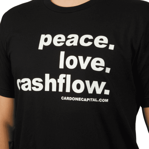 Peace Love Cashflow T Shirt black 05